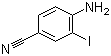 结构式 CAS# 33348-34-4, 4-氨基-3-碘苯腈