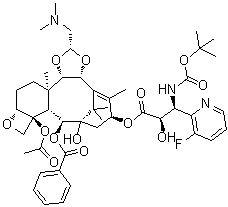 Tesetaxel molecular structure (CAS 333754-36-2)