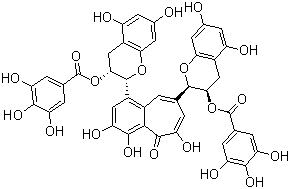 Theaflavine-3,3'-digallate molecular structure (CAS 33377-72-9)