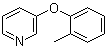 结构式 CAS# 33399-54-1, 3-(2-甲基苯氧基)吡啶
