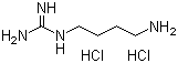 1-Amino-4-guanidinobutane dihydrochloride molecular structure (CAS 334-18-9)