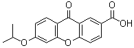 结构式 CAS# 33458-93-4, 6-异丙氧基-9-氧代氧杂蒽-2-羧酸