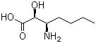 (2S,3R)-3-Amino-2-hydroxyheptanoic acid molecular structure (CAS 334871-10-2)