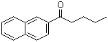 1-(2-萘基)-1-戊酮分子结构 (CAS 33489-63-3)