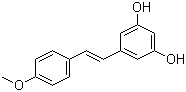 结构式 CAS# 33626-08-3, (E)-3,5-二羟基-4'-甲氧基二苯乙烯
