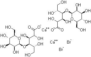 Calcium bromolactobionate molecular structure (CAS 33659-28-8)
