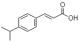 结构式 CAS# 3368-21-6, 4-异丙基肉桂酸