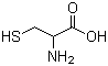 structure of CAS# 3374-22-9, DL-Cysteine;2-Amino-3-mercaptopropionic acid