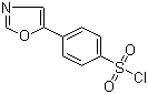 structure of CAS# 337508-66-4, 4-(1,3-Oxazol-5-yl)benzenesulfonyl chloride;4-(1,3-Oxazol-5-yl)benzene-1-sulfonyl chloride