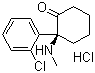 structure of CAS# 33795-24-3, (S)-(+)-Ketamine hydrochloride;(2R)-2-(2-Chlorophenyl)-2-(methylamino)cyclohexanone hydrochloride