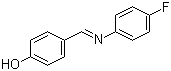 structure of CAS# 3382-63-6, 4-[[(4-Fluorophenyl)imino]methyl]-phenol