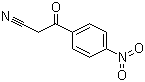 结构式 CAS# 3383-43-5, 4-硝基苯甲酰乙腈; 3-(4-硝基苯)-3-羰基丙腈