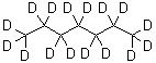 structure of CAS# 33838-52-7, Perdeuteroheptane;Heptane-d<sub>16</sub>