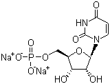 尿苷酸二钠分子结构 (CAS 3387-36-8)