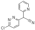 6-Chloro-alpha-2-pyridinyl-3-pyridazineacetonitrile molecular structure (CAS 338779-25-2)