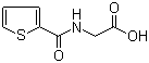 [(Thiophene-2-carbonyl)amino]acetic acid molecular structure (CAS 33955-17-8)