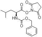 structure of CAS# 3397-35-1, Cbz-L-Leucine N-succinimidyl ester;Z-Leu-OSu; N-Benzyloxycarbonyl-L-leucine N-hydroxysuccinimide ester; N-Carbobenzoxy-L-leucine N-succinimidyl ester