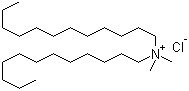 Didodecyl dimethyl ammonium chloride molecular structure (CAS 3401-74-9)