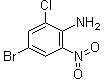 4-Bromo-2-chloro-6-nitroaniline molecular structure (CAS 34033-41-5)