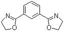 structure of CAS# 34052-90-9, 1,3-Bis(4,5-dihydro-2-oxazolyl)benzene;1,3-Phenylene-bis-oxazoline; 2,2'-(1,3-Phenylene)bis-2-oxazolin