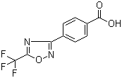 structure of CAS# 340736-76-7, 4-[5-(Trifluoromethyl)-1,2,4-oxadiazol-3-yl]benzoic acid