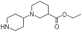 [1,4']联哌啶-3-甲酸乙酯分子结构 (CAS 340962-71-2)