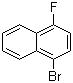 1-溴-4-氟萘分子结构 (CAS 341-41-3)