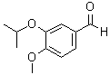 structure of CAS# 34123-66-5, 4-Methoxy-3-isopropoxybenzaldehyde;4-Methoxy-3-(1-methylethoxy)benzaldehyde; 3-Isopropoxy-4-methoxybenzaldehyde; 4-Methoxy-3-(2-propyloxy)benzaldehyde