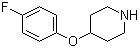 structure of CAS# 3413-28-3, 4-(4-Fluorophenoxy)piperidine