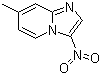 structure of CAS# 34165-07-6, 7-Methyl-3-nitroimidazo[1,2-a]pyridine