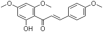 黄卡瓦胡椒素 A分子结构 (CAS 3420-72-2)