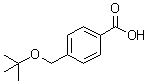 structure of CAS# 34224-31-2, 4-[(1,1-Dimethylethoxy)methyl]benzoic acid;4-(tert-Butoxymethyl)benzoic acid
