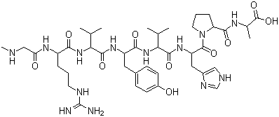 结构式 CAS# 34273-10-4, 沙拉新; 肌丙抗增压素