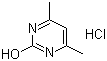 结构式 CAS# 34289-60-6, 4,6-二甲基-2-羟基嘧啶盐酸盐