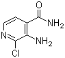 3-Amino-2-chloroisonicotinamide molecular structure (CAS 342899-34-7)