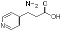 结构式 CAS# 3429-24-1, 3-氨基-3-(吡啶-4-基)丙酸