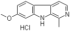 structure of CAS# 343-27-1, Harmine hydrochloride;Harmine monohydrochloride; 7-Methoxy-1-methyl-9H-pyrido[3,4-b]indole hydrochloride