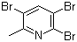 2,3,5-Tribromo-6-methylpyridine molecular structure (CAS 3430-15-7)