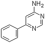 结构式 CAS# 3435-29-8, 4-氨基-6-苯基嘧啶