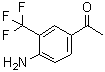 结构式 CAS# 343564-14-7, 1-[4-氨基-3-(三氟甲基)苯基]-1-乙酮