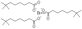 结构式 CAS# 34364-26-6, 新癸酸铋