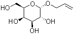 Allyl beta-D-glucopyranoside molecular structure (CAS 34384-79-7)