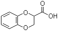 1,4-Benzodioxane-2-carboxylic acid molecular structure (CAS 34385-93-8)