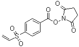 结构式 CAS# 343934-41-8, 1-[[4-(乙烯基磺酰基)苯甲酰基]氧基]-2,5-吡咯烷二酮