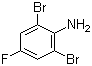 2,6-Dibromo-4-fluoroaniline molecular structure (CAS 344-18-3)