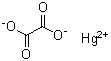 Mercury oxalate molecular structure (CAS 3444-13-1)