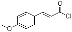 结构式 CAS# 34446-64-5, 对甲氧基肉桂酰氯
