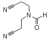 结构式 CAS# 3445-84-9, N,N-双(2-氰乙基)甲酰胺