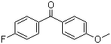 4-Fluoro-4'-methoxybenzophenone molecular structure (CAS 345-89-1)