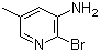 structure of CAS# 34552-14-2, 3-Amino-2-bromo-5-methylpyridine;(2-Bromo-5-methylpyridin-3-yl)amine